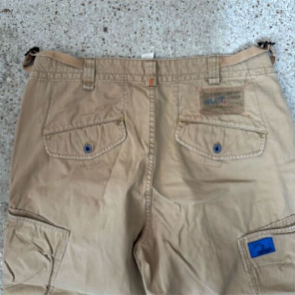 Ralph Lauren Polo Jeans Men's Vintage Cargo Pants Beige Size 34x32 - Picture 10 of 10